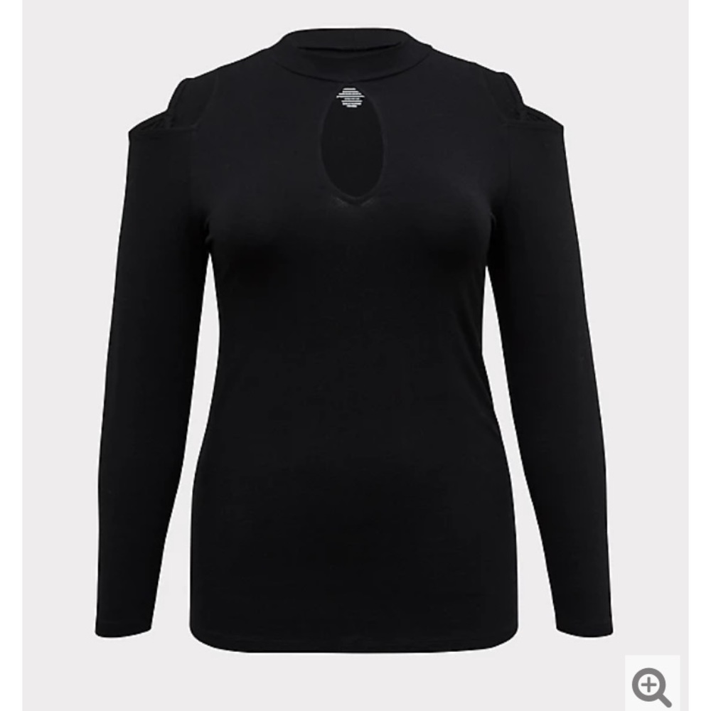 Torrid Foxy Cold Shoulder Top